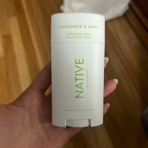 NEW Native Deodorant Cucumber & Mint - paraben free, aluminum free